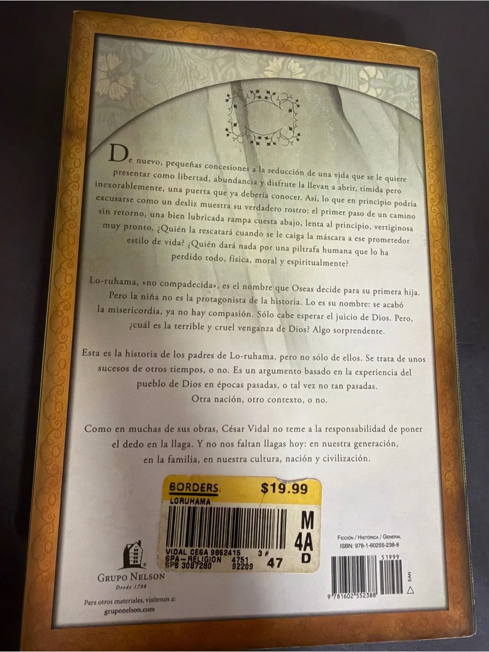 César Vidal Lo-ruhama Paperback